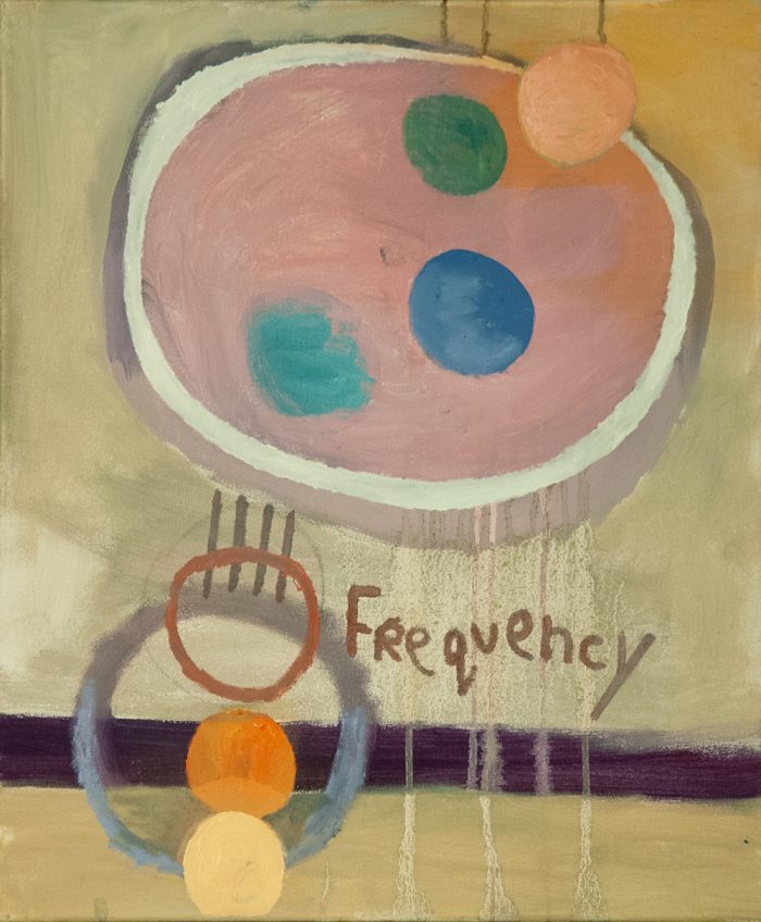 SRH - Frequency - 66cm x 56cm - Oil On Canvas